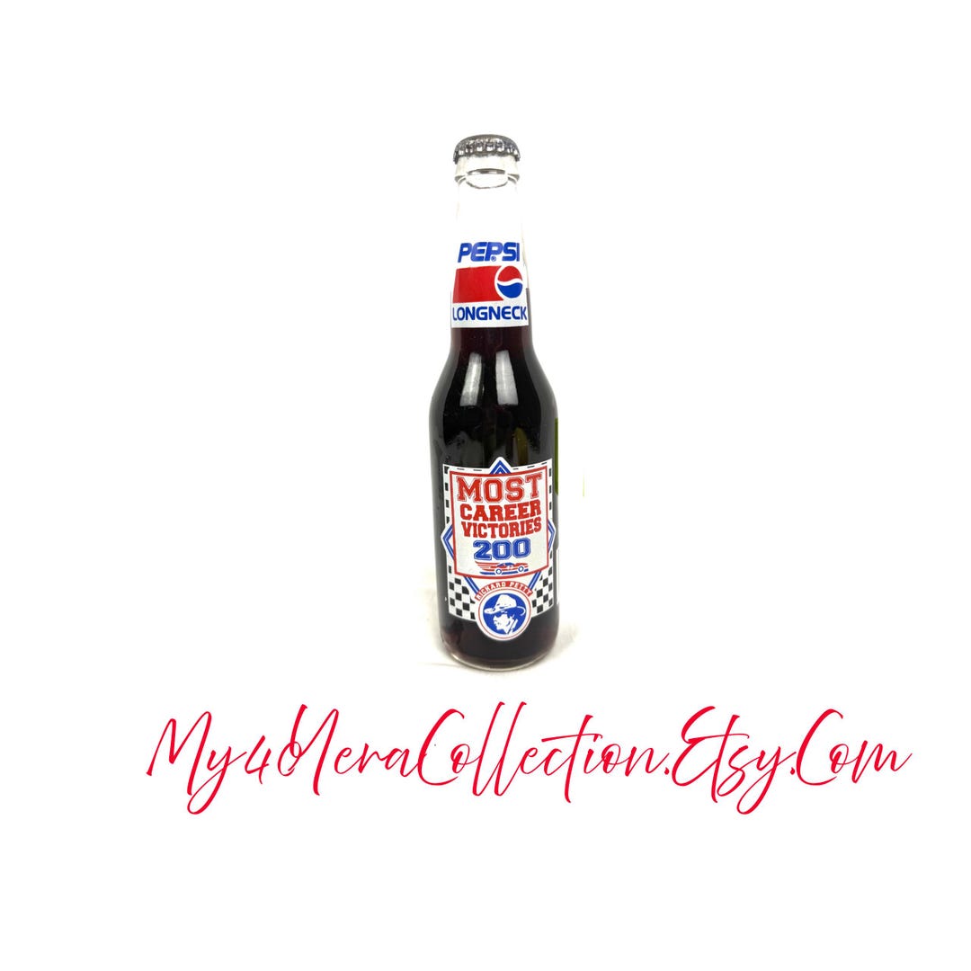 Vintage Pepsi Longneck Bottle – Richard Petty 200 Victories