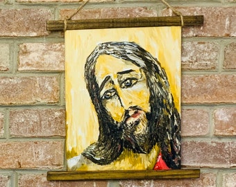 The son - Original Acrylic Painting on canvas; Religious Art