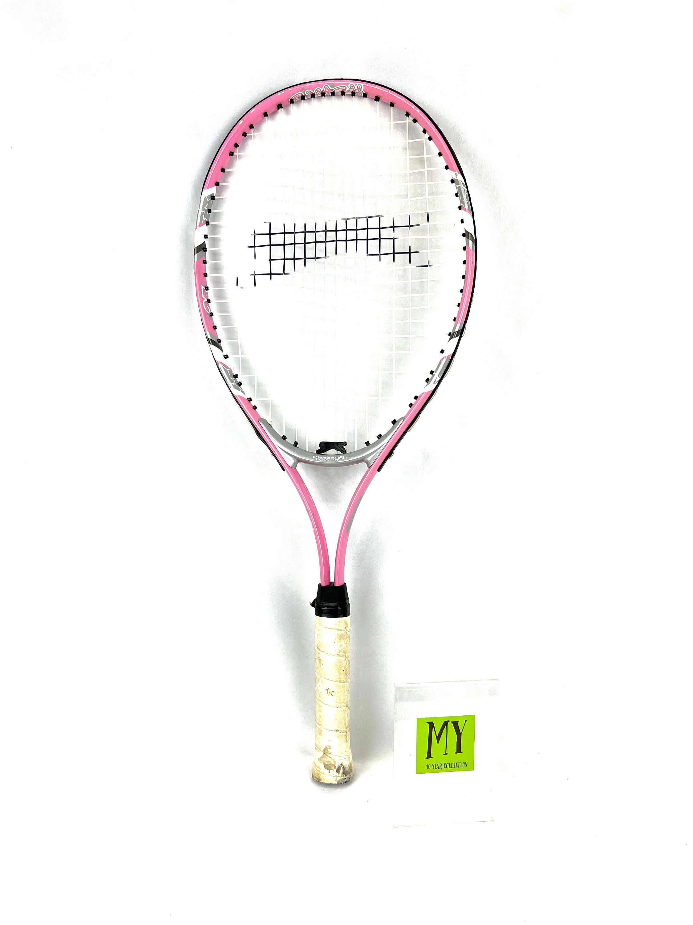 Lot De 2 Raquettes De Tennis Slazenger Smash 25 + Sac - Rouge Et Blanc, Bon état Général