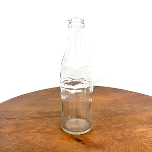 Vintage Coca-Cola Glass Bottle – Embossed Logo – Contour &quot;Hobble-Skirt&quot; Design – 1950s-70s Coke Memorabilia - My40yearCollection