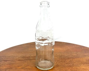 Vintage Coca-Cola Glass Bottle – Embossed Logo – Contour "Hobble-Skirt" Design – 1950s-70s Coke Memorabilia - My40yearCollection