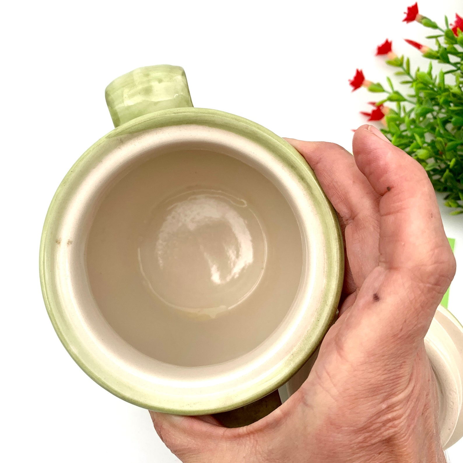 Vintage Ceramic Canister With Lid Produced for Designpac Inc Etsy