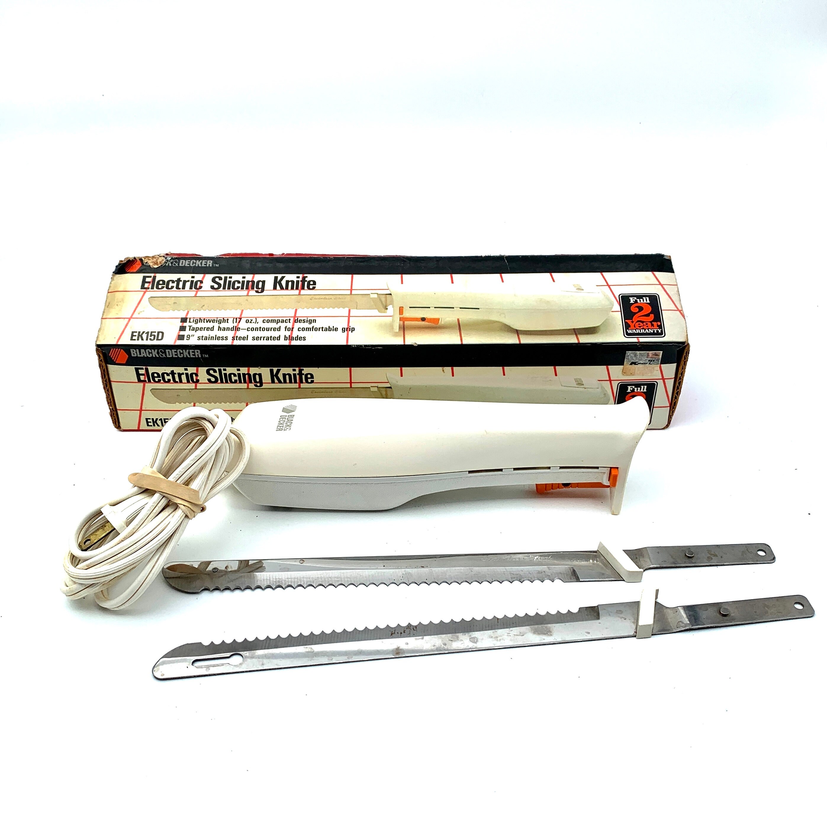 Vintage Black & Decker Electric Slicing Knife EK15D Carving Etsy