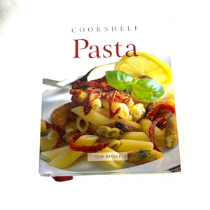 2004 Pasta von Tom Bridge - Kochbuch Mini Hardcover Kochbuch - Pasta Rezepte - My40YearCollection