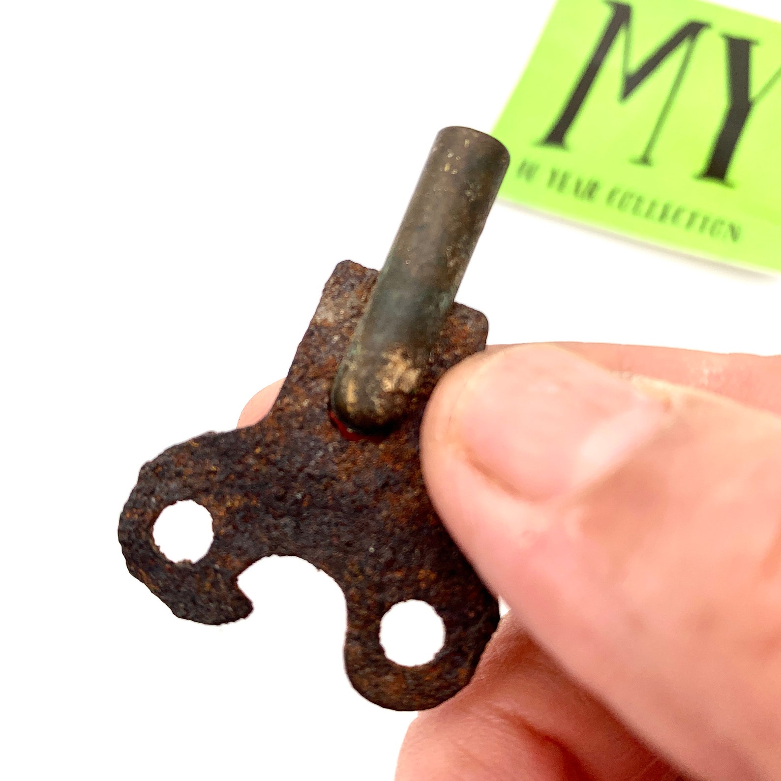 Antique Rusty Small Clock Key Wall Clock Winding Key Metal Etsy