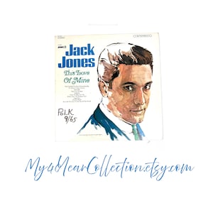 Vintage Jack Jones &quot;This Love of Mine&quot; Vinyl LP – Pickwick SPC-3001 – 1965 Portrait Cover Art - My40YearCollection