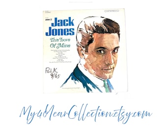 Vintage Jack Jones "This Love of Mine" Vinyl LP - 1965 Portrait Cover Art
