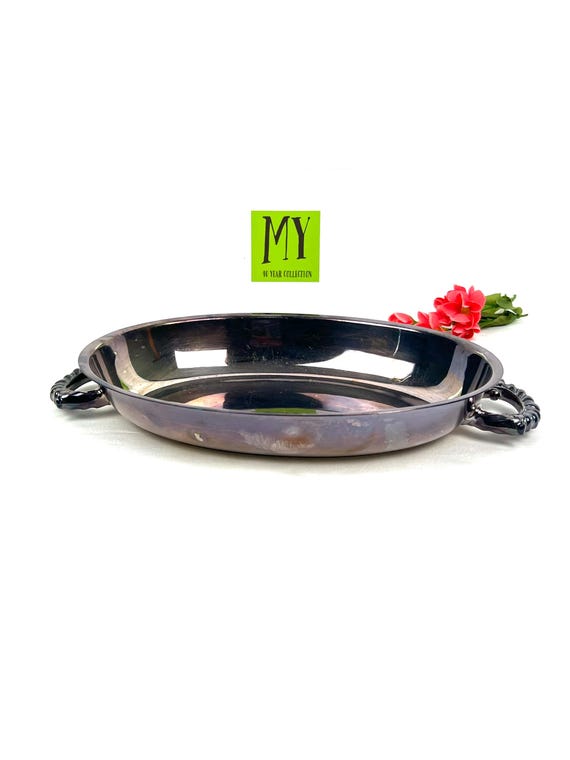 Vintage Cover Lid - Wallace Silverplate Oval Serving Dish COVER only - My40YearCollection