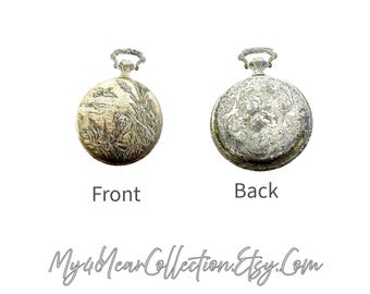 CLASSIC HOUSE COLLECTION オルゴール Vintage North Star 17 Jewel Pocket Watch in Andre Rivalle Silver