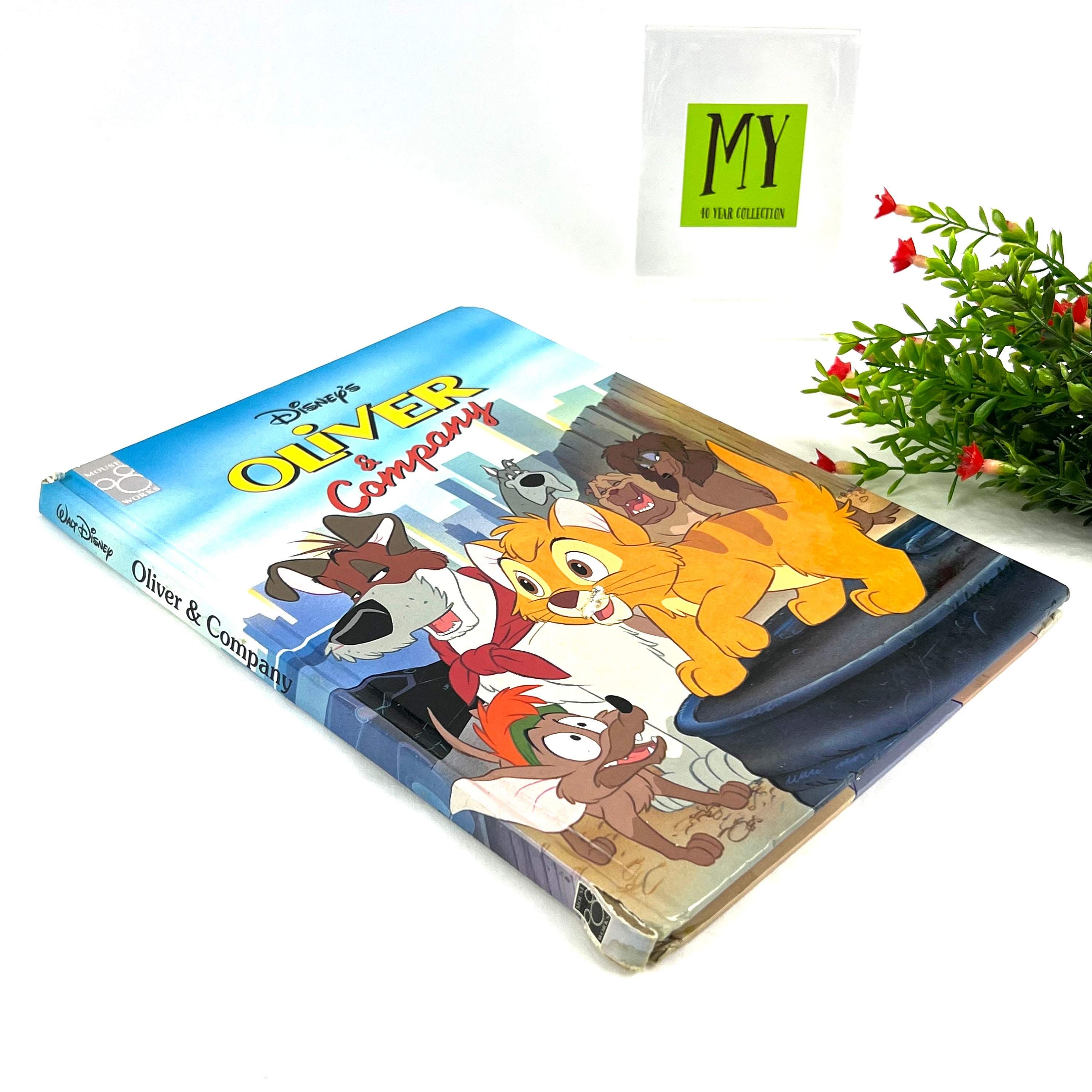 1994 Disney's Oliver & Company - Mouse Works Hardcover Book