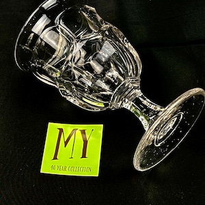 Antique Glass - Early American Clear Victorian Glass - Ashburton Motif - My40YearCollection