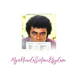 Johnny Mathis – The Best Days of My Life Vinyl LP – 1979 Columbia Promo Record JC 35649 - My40YearCollection