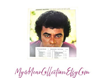 ジョニー・マティス『The Days』LPレコード – 1979年 コロンビア・プロモ、ホワイトレーベル
