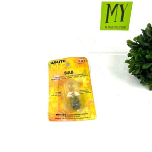 Vintage Light Bulb for Sewing Machine - For White, Singer, Kenmore - White Sewing Machine Company - Made in Japan - My40YearCollection