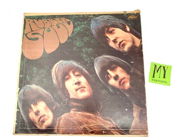 The Beatles Rubber Soul Vinyl LP - 1965 Capitol Records Collectible