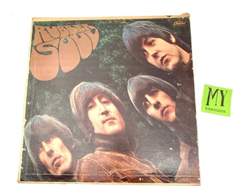 The Beatles Rubber Soul  Vinyl LP Record Capitol Records 1965 Collectible Vinyl Rock n Roll My40YearCollection