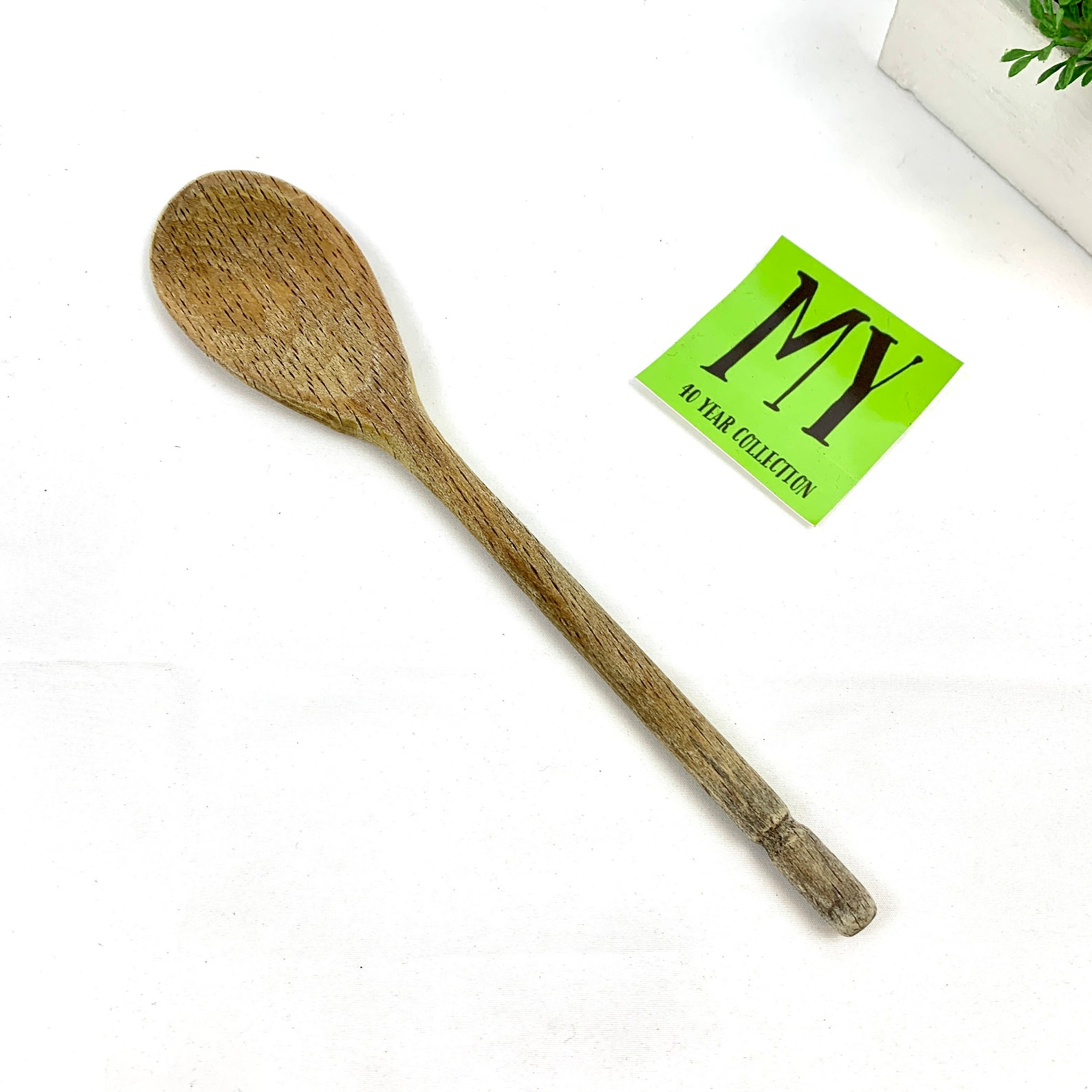 Antique Small Maple Wood Spoon Handcarved Used Rustic Etsy