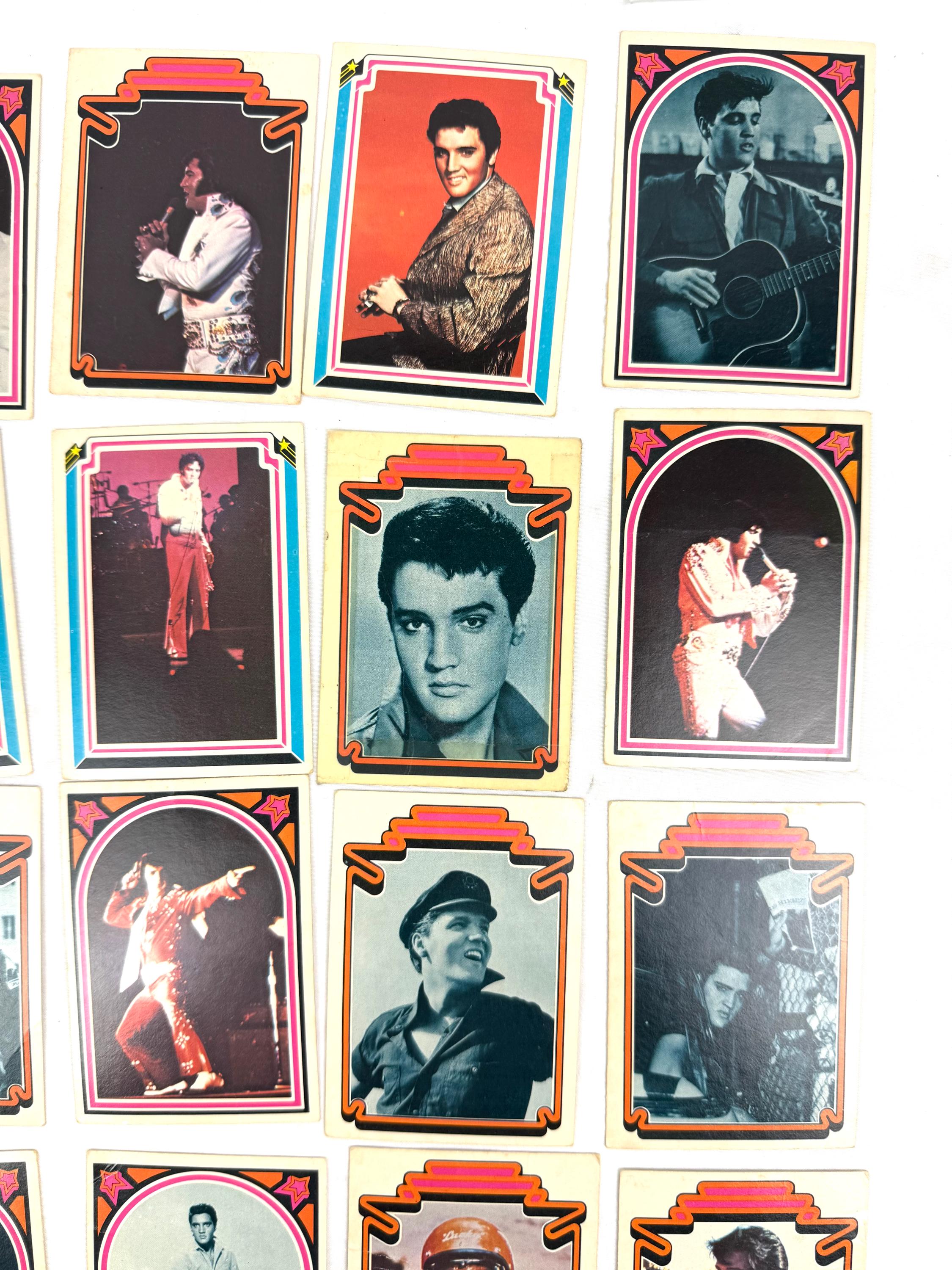 Vintage Elvis Presley Trading Cards Lot 21 Original 1978 Bio Fact