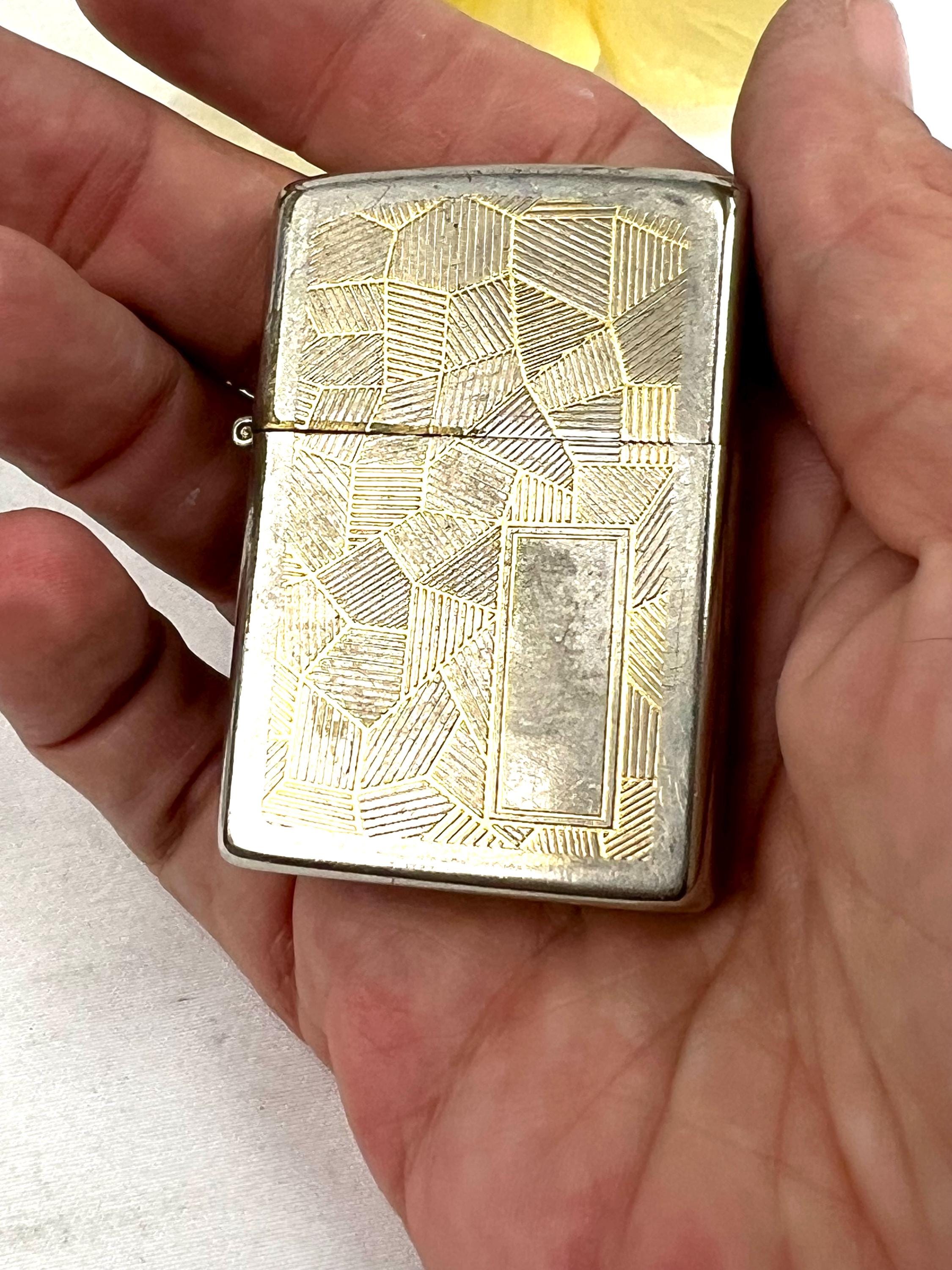 Vintage Gold-plated Zippo Lighter – Shimmer Model 33, 1991