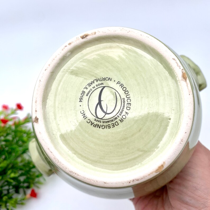 Vintage Ceramic Canister With Lid Produced for Designpac Inc Etsy