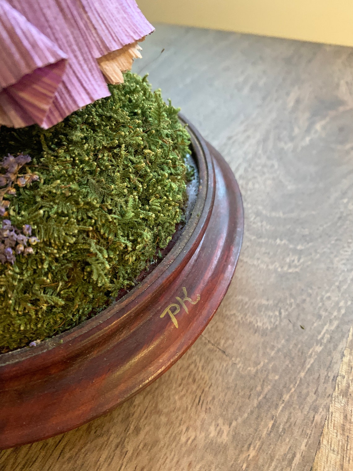 Vintage Peggy Kilgore 1989 Corn Husk Doll in Glass Dome Etsy