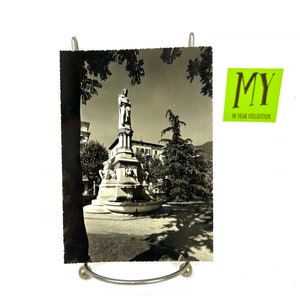 Postal Vintage - Bolzano - Monumento a Walther Von der Vogelweide Italia - Sello FRANCÉS publicado en 1954 - My40YearCollection