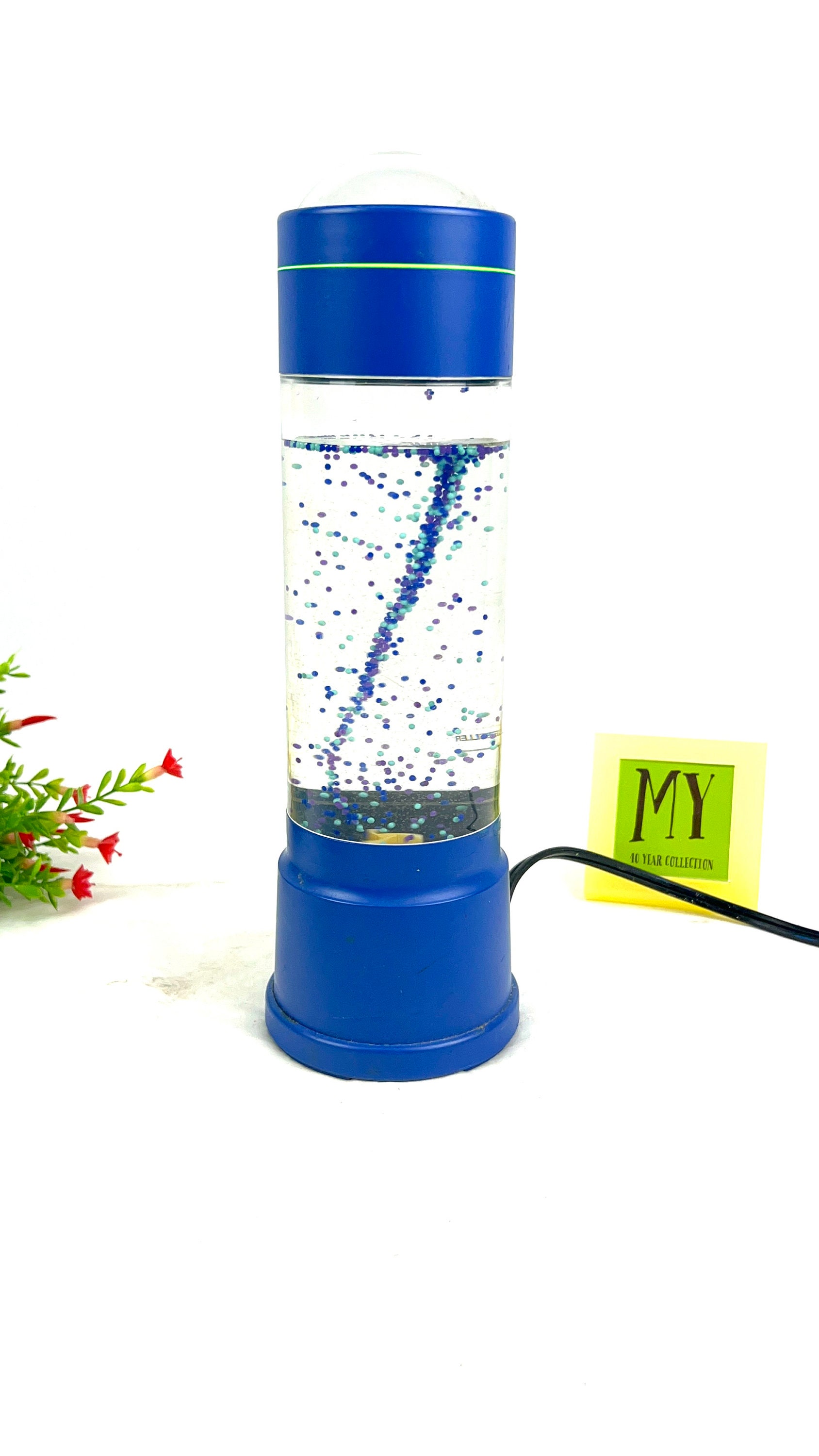 Vintage Lava Lamp - Blue Hurricane Lite - Tornado Motorized Lite