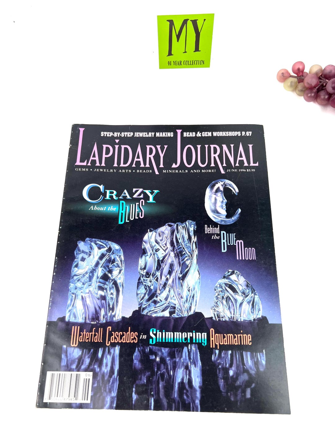 Lapidary Journal - June 1986 Crazy About the Blues - Gem Cutting
