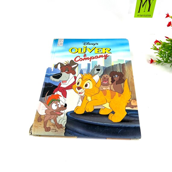1994 Disney's Oliver & Company - Mouse Works Hardcover Book