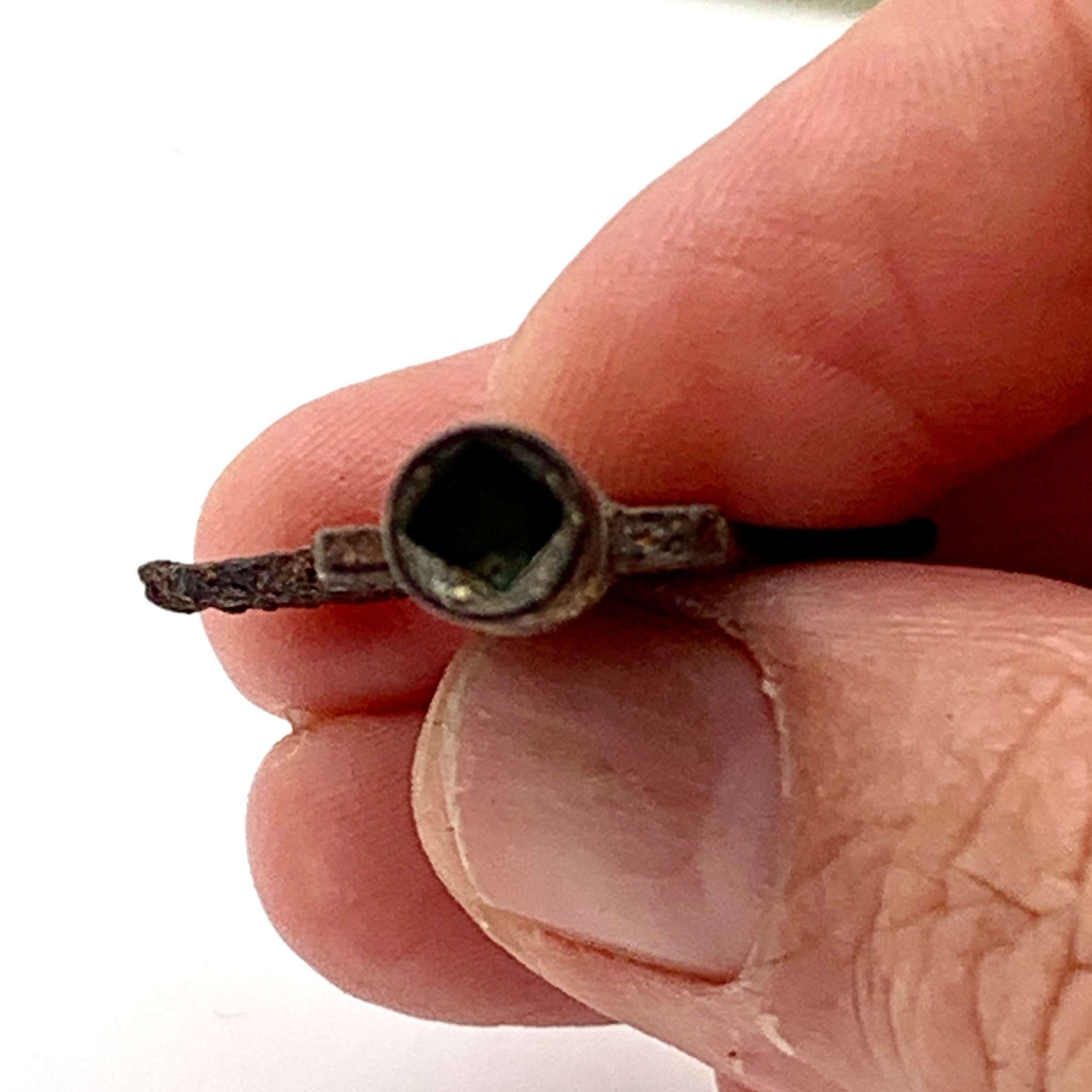 Antique Rusty Small Clock Key Wall Clock Winding Key Metal Etsy