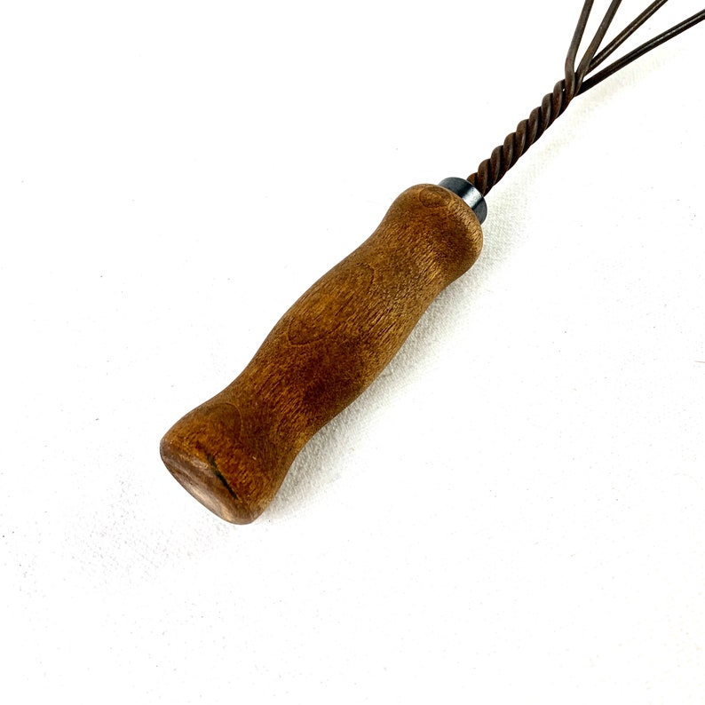 Antique Large Wrought Iron Heart Shaped Rug Beater With Wooden Etsy