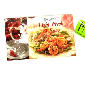 1997 Bon Appetit Light, Fresh and Easy Recipes Cookbook My40YearCollection