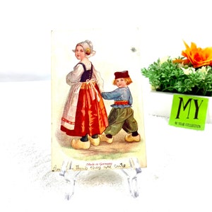 Carte postale ancienne de 1907 pour grand frère et sœur aînée, postée Capt John Smith, timbre de 1 centime Collection 40 ans