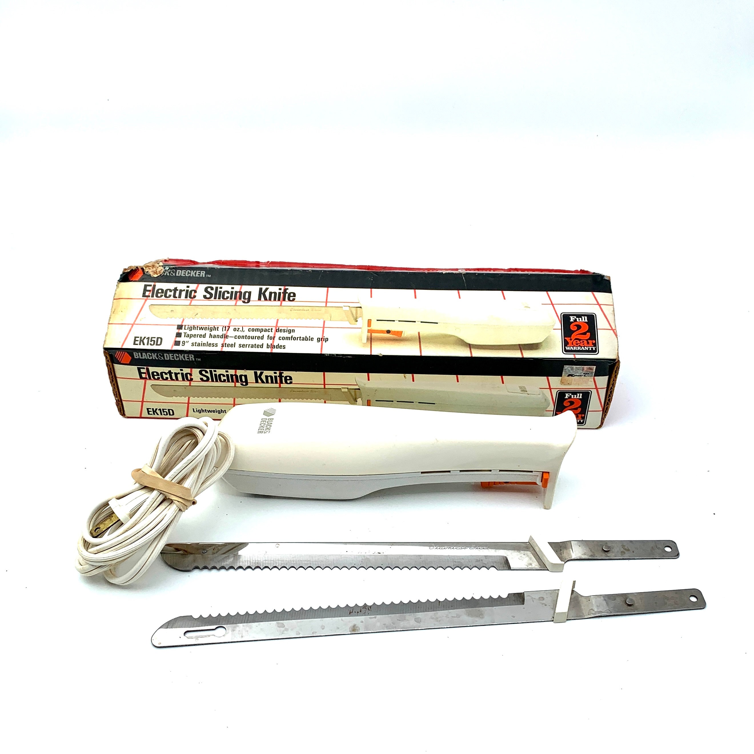 Vintage Black & Decker Electric Slicing Knife EK15D Carving Etsy