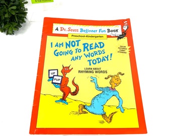 1995 Dr. Seuss Rhyming Words Workbook: Beginner Fun Book