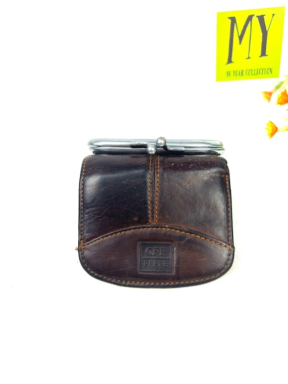 Vintage Wallet - Gianfranco Ferre - Dark Brown Gen