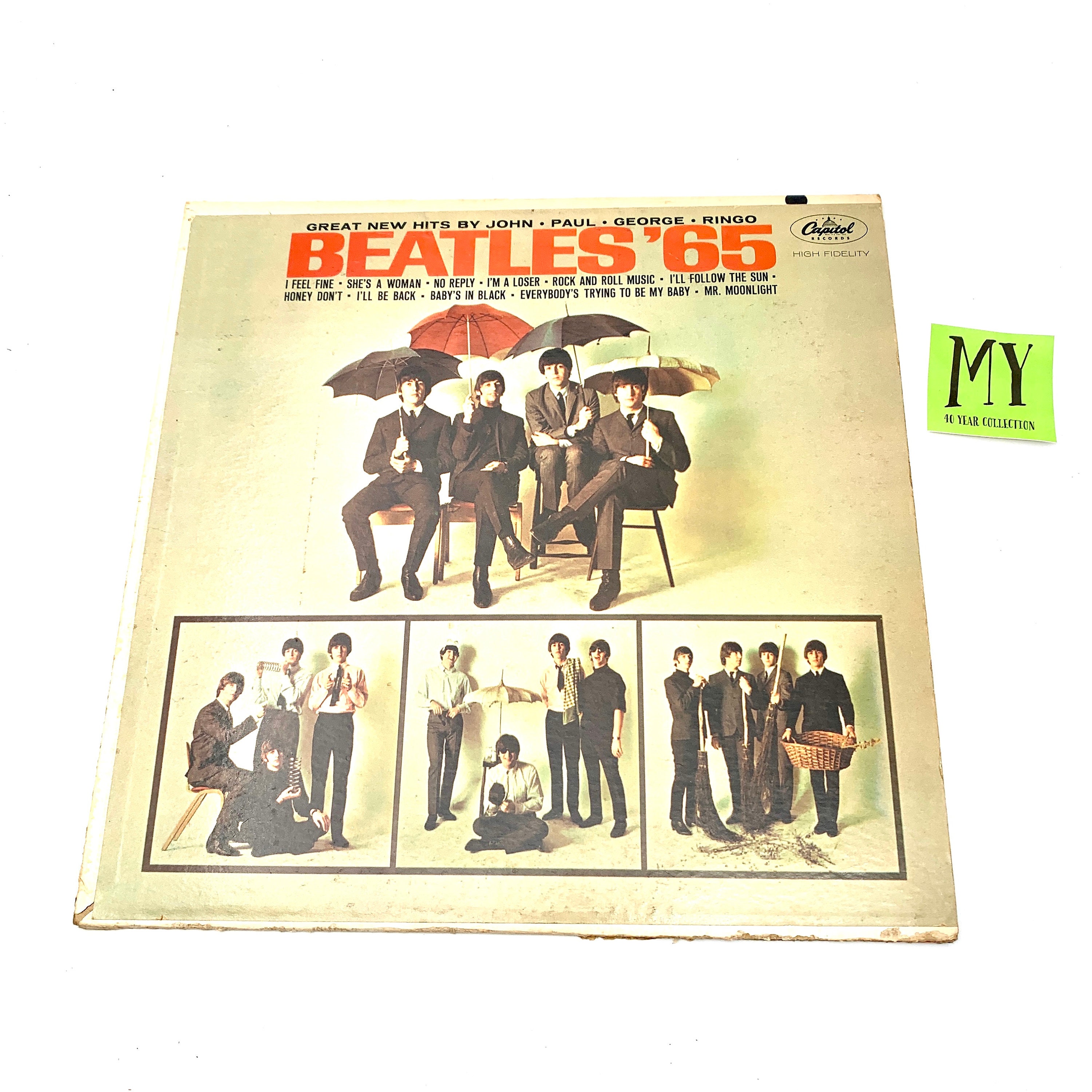 The Beatles '65 Vinyl LP Record Capitol Records 1964