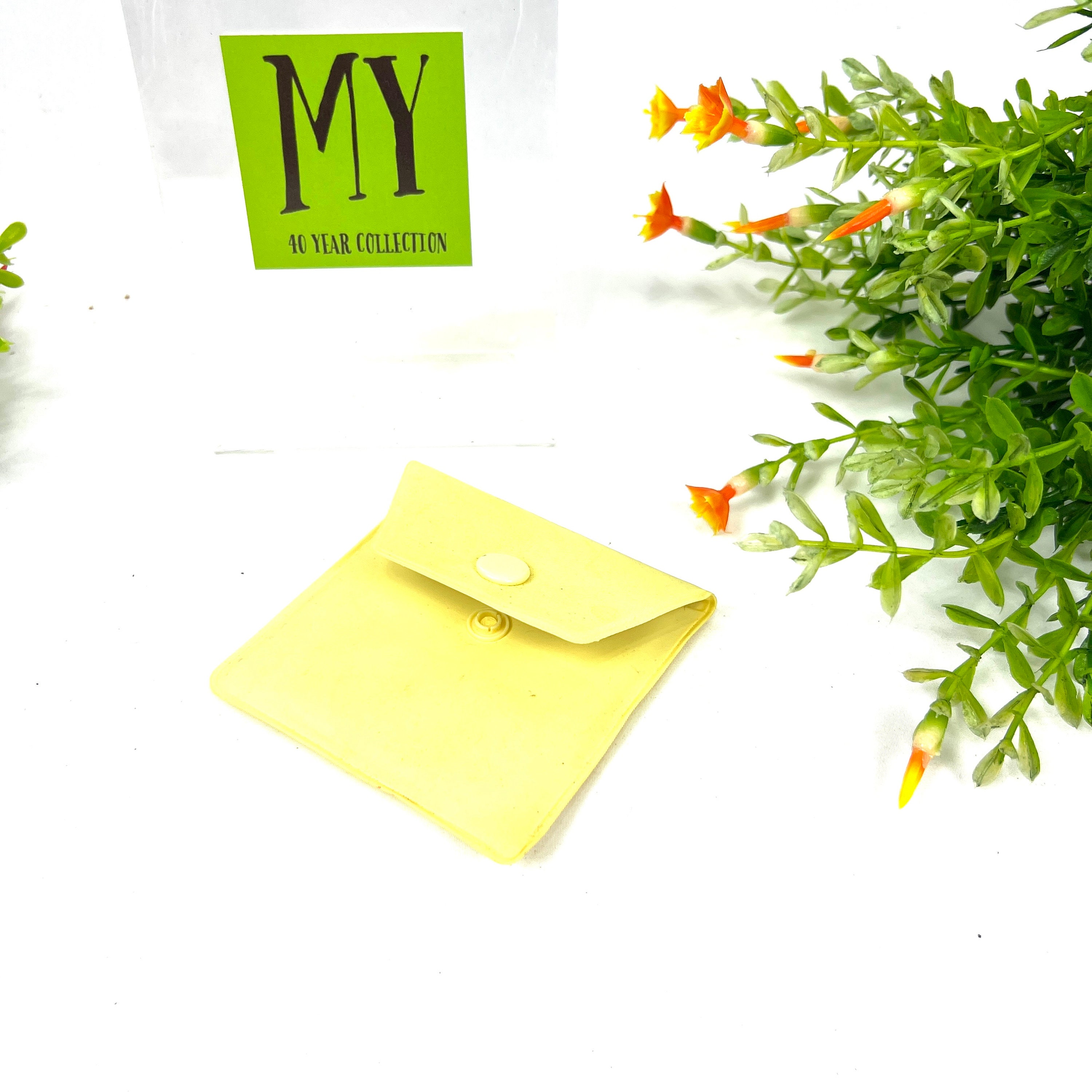Vintage Small Yellow Pocket Extinguisher Pouch - Tobaccianna Collectible -  Cigarette Butt Holder - Pocket Ashtray - My40yearcollection