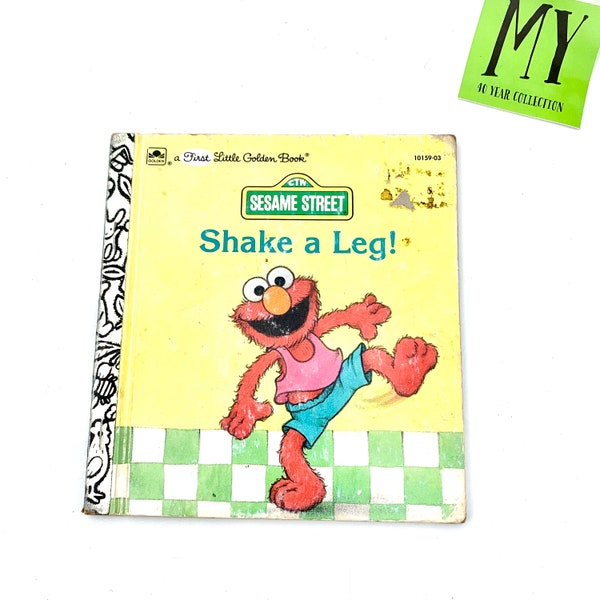 1991 Sesame Street Shake a Leg by Constance Allen A First Golden Book My40YearCollection