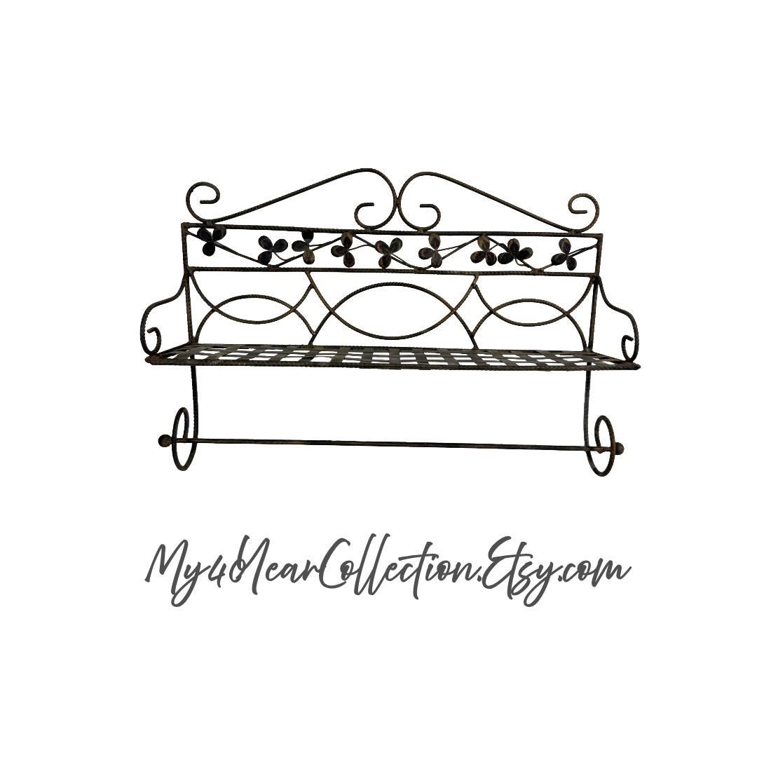 Wrought Iron Wall Shelfnull