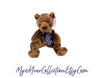 Ty Beanie Baby - Signature Bear the Brown Bear (8.5in) - Etsy