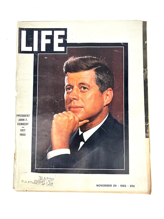 1963 LIFE Magazine: JFK Assassination Issue - November 29 - Etsy