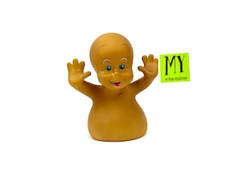 Decoración vintage de Halloween - Marioneta de mano de Casper, el fantasma amigable, de 1995 - Pizza Hut - Mi colección de 40 años