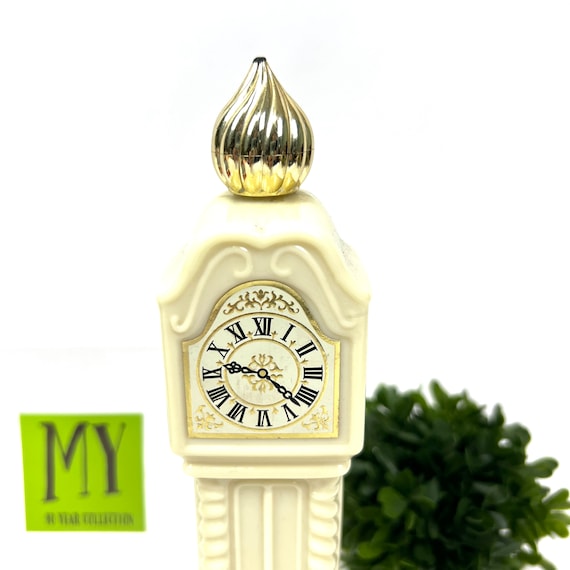 Vintage Avon Grandfather Clock Shape Fragrance Bottle… - Gem