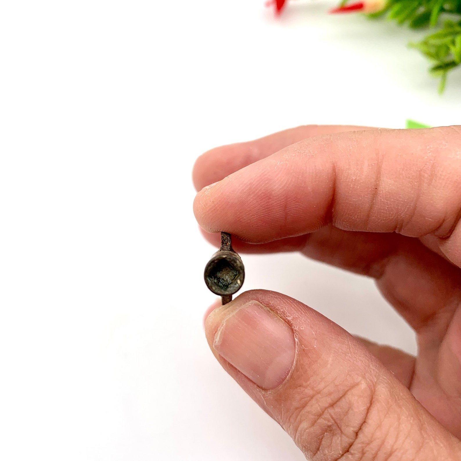 Antique Rusty Small Clock Key Wall Clock Winding Key Metal Etsy