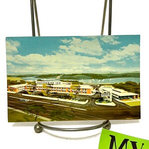 Nationwide Inn An Albert Pick Motel Vintage Postcard, Harrisburg Pennsylvania, wydana w 1961 r. Washington 5 Cent Stamp My40YearCollection