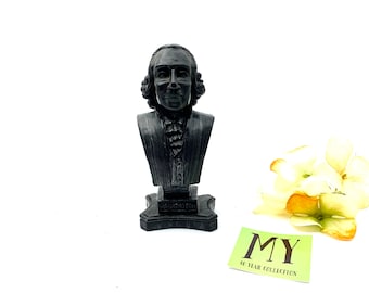 Vintage George Washington Resin Bust - K's Collection - Office Decor