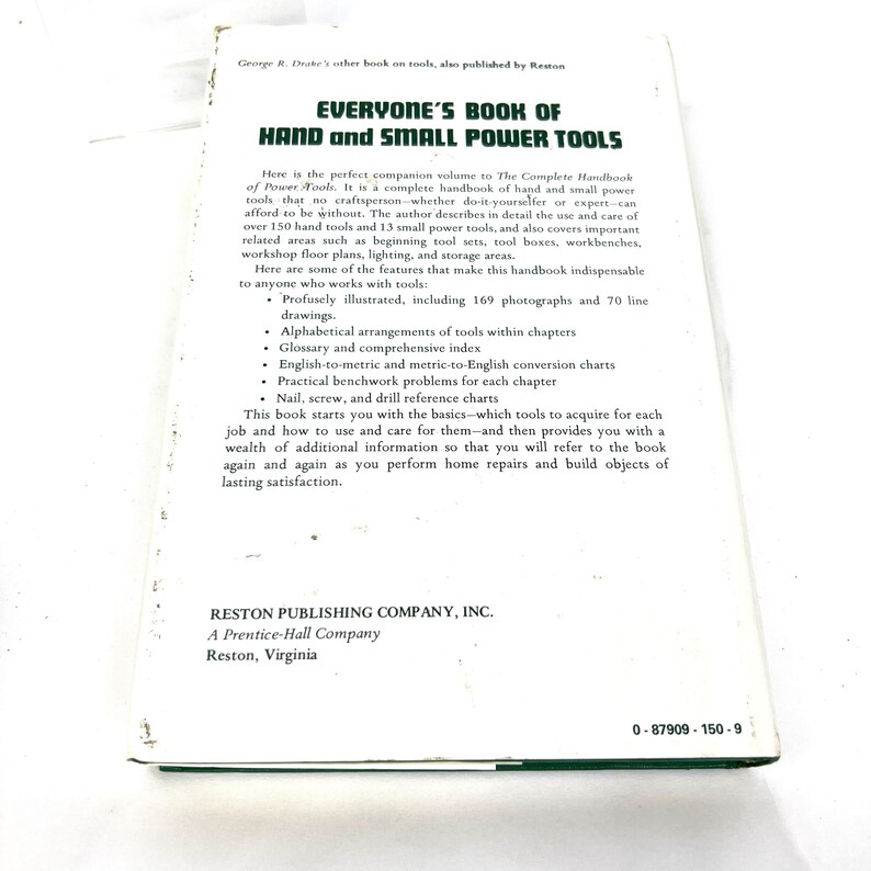 Manual completo de herramientas eléctricas de 1977 de George R. Drake - Regalo del Día del Padre - My40YearCollection imagen 9