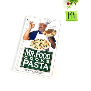 1993 Mr. Food Kochen Pasta von Art Ginsburg Vintage Kochbuch Pasta Rezeptbuch Geschenkidee My40YearCollection