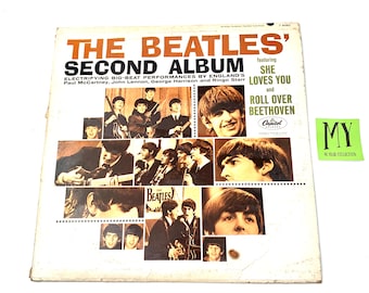 The Beatles Second Album Vinyl LP Record Capitol Records 1964 Collectible Vinyl Rock n Roll My40YearCollection